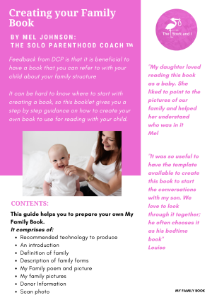 A guide to help you prepare your own ‘My Family Book’