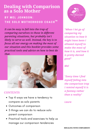 A guide on dealing with comparison as a solo mother