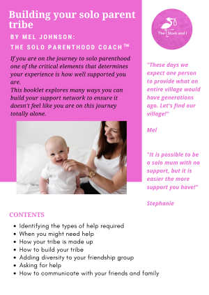 A guide on building your solo parent tribe