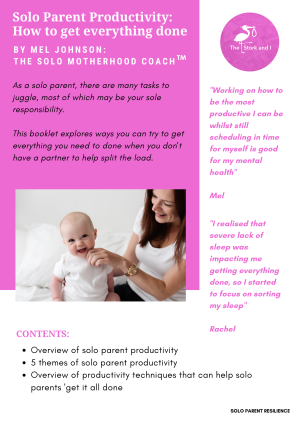 A guide on solo parent productivity